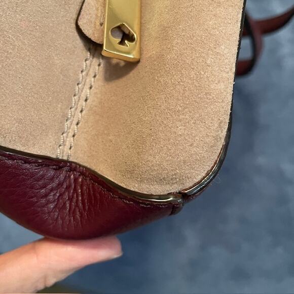 Kate Spade Kay Street Small Felix Satchel Handbag Pebbled Leather Crossbody - Picture 15 of 15